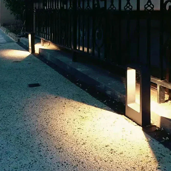 Ground Socket for Outdoor Lighting - TerraBeam-11.81 in-Gray Housing-3000K DC12V-Nora Luxe