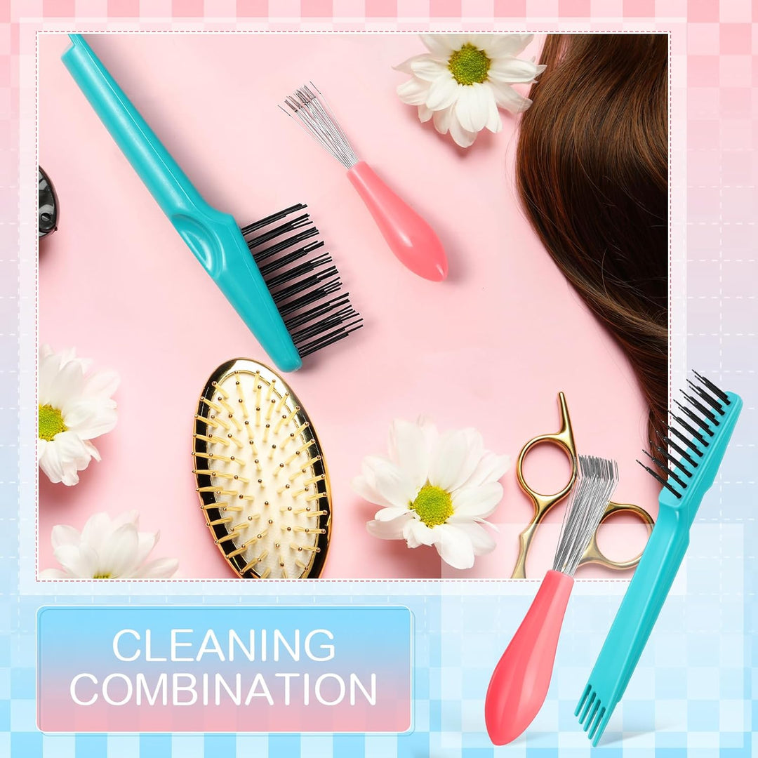 Hairbrush Cleaning Set – 2 Pieces-Black-Nora Luxe