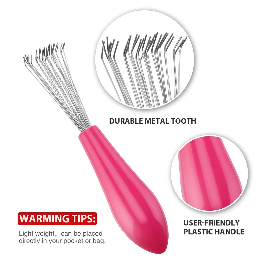 Hairbrush Cleaning Set – 2 Pieces-Black-Nora Luxe