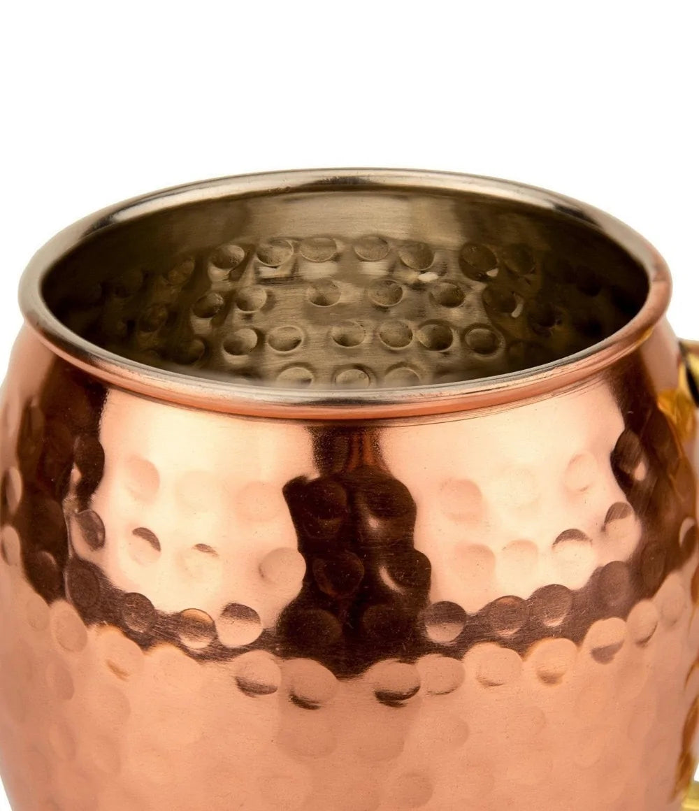 Hammered Copper Mug Set - ChillCopper-Nora Luxe