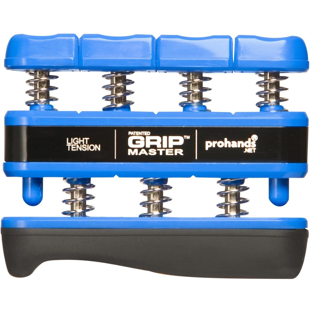 Hand Grip Strengthener - Finger Exerciser (Spring Loader)-Blue - Light tension-Nora Luxe