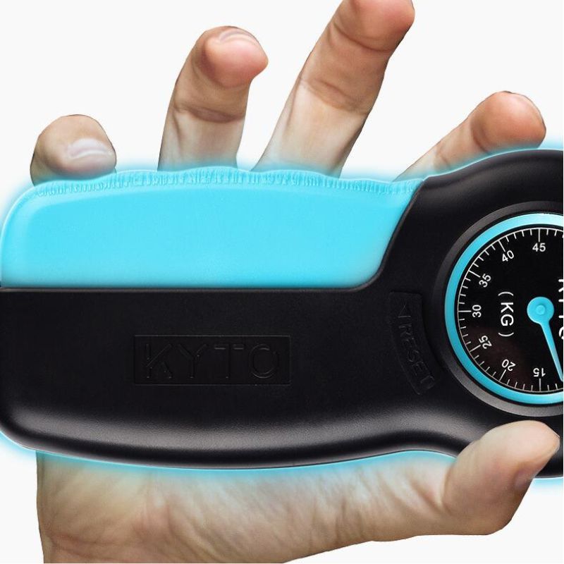 Hand trainer with force measurement - ForceGrip-Blue-Nora Luxe
