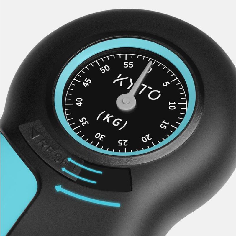 Hand trainer with force measurement - ForceGrip-Blue-Nora Luxe