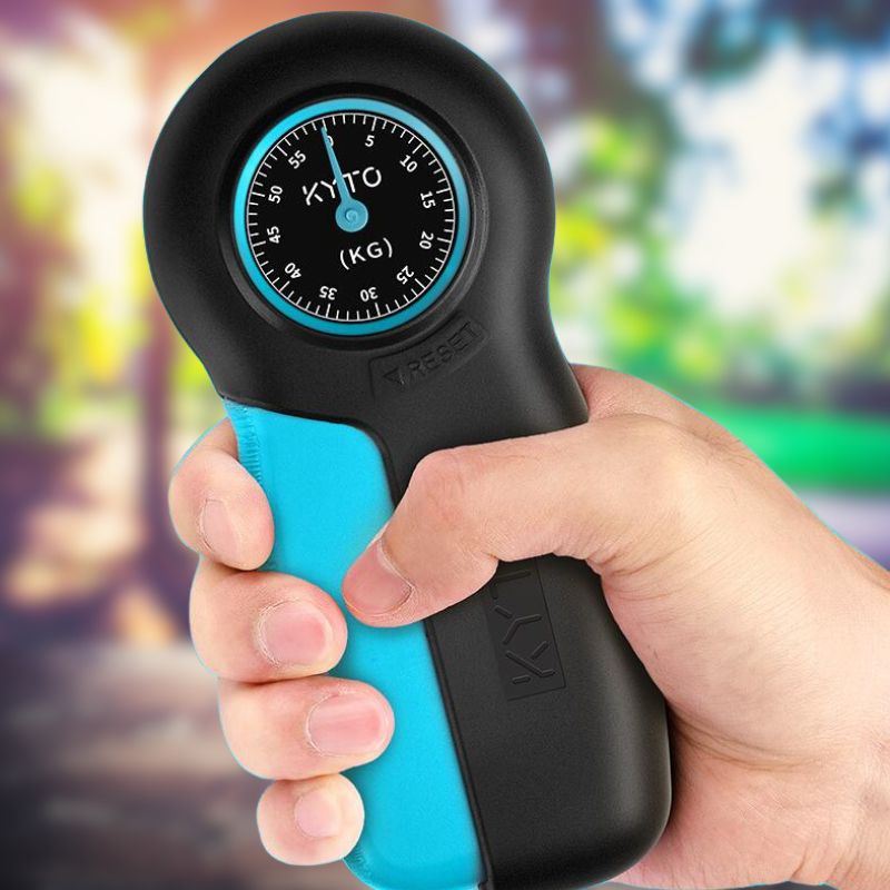 Hand trainer with force measurement - ForceGrip-Blue-Nora Luxe