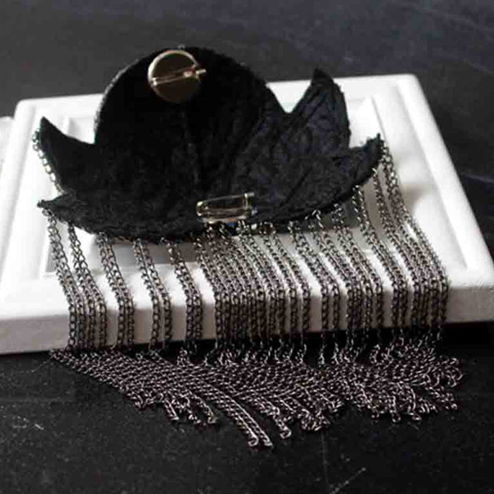 Handcrafted Rhinestone Shoulder Necklace | Fashion Tassel Accessory-Luxury Gold-Nora Luxe