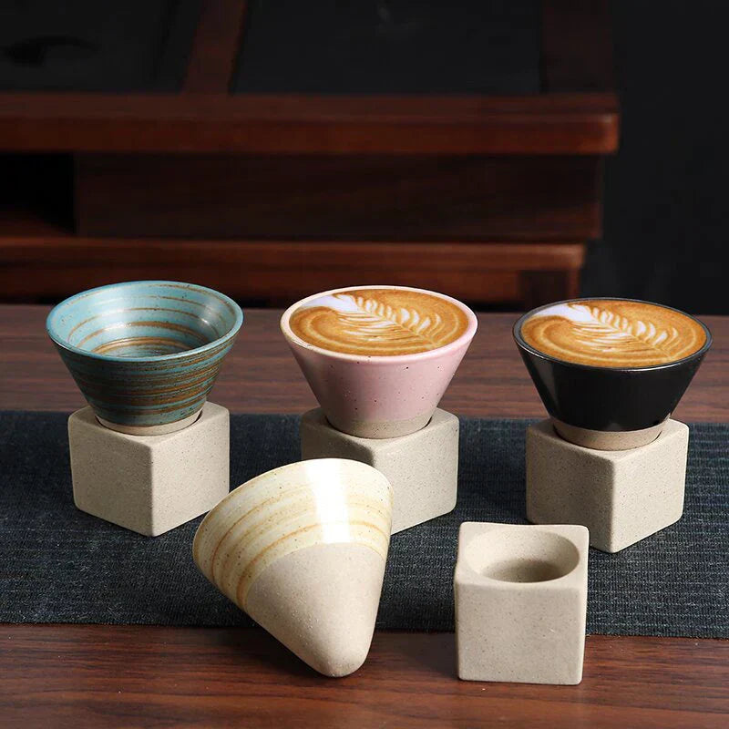 Handmade Japanese Coffee and Tea Cup - ZenCraft-1-Nora Luxe