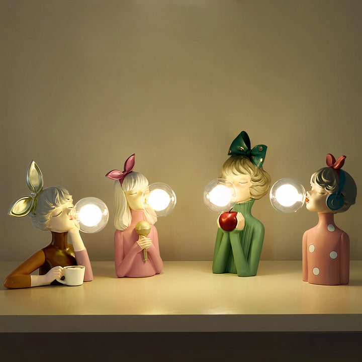 Handmade Table Lamp - CraftGlow-Lily-Nora Luxe
