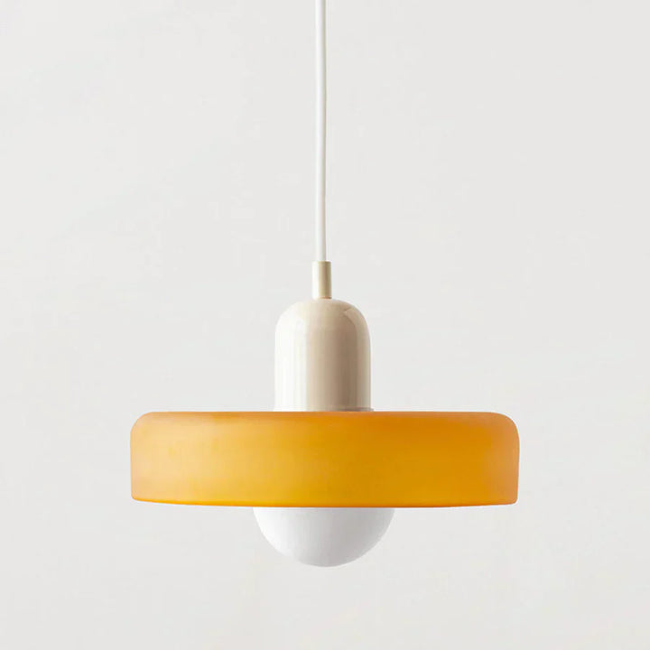 Hanging Ceiling Lamp - NordicLuxe-White-Red-9.84" x 7.09"-Nora Luxe