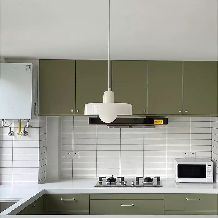 Hanging Ceiling Lamp - NordicLuxe-White-Red-9.84" x 7.09"-Nora Luxe