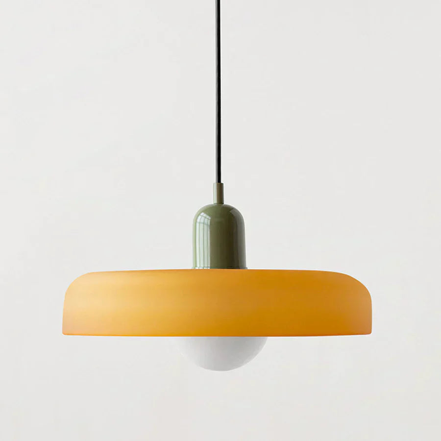 Hanging Ceiling Lamp - NordicLuxe-White-Red-9.84" x 7.09"-Nora Luxe