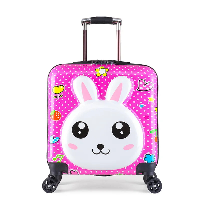 Hard-shell children's suitcase – Seoul-Rabbit-Nora Luxe