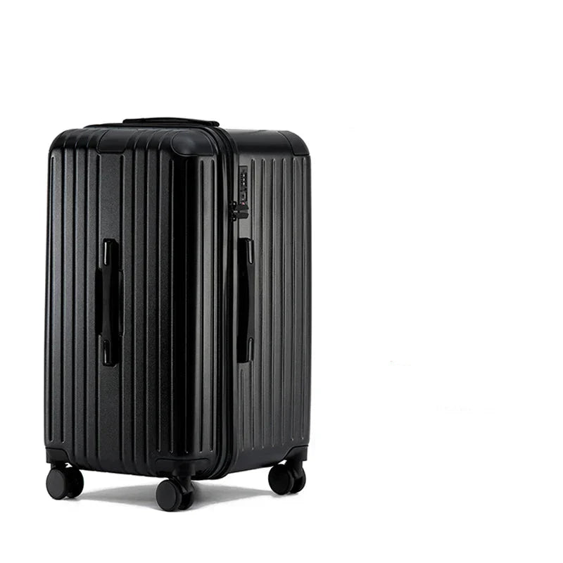 Hard shell suitcase – Milano Voyager-Black-M (70 L)-Nora Luxe