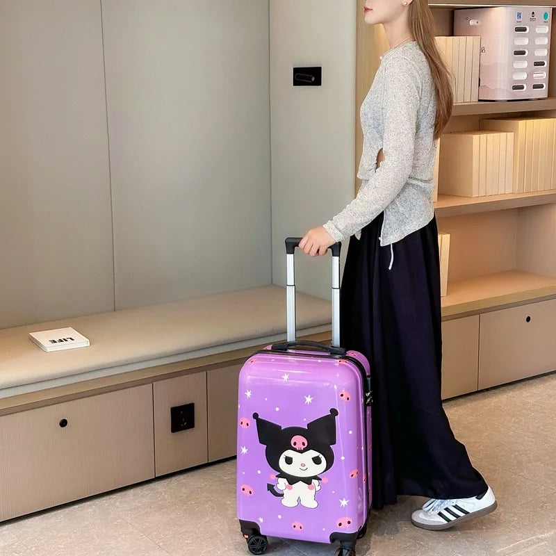 Hard shell suitcase - Osaka-Black Organizer-Nora Luxe