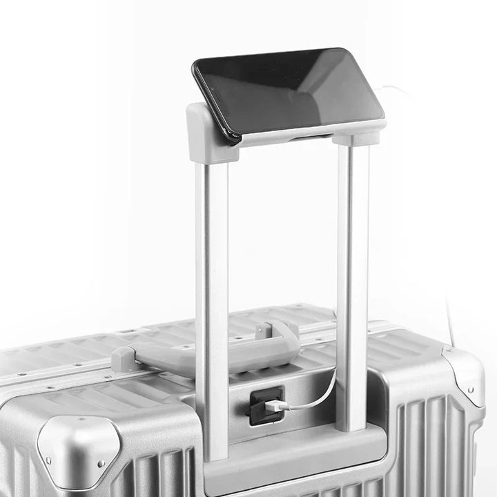Hard-shell suitcase with aluminum frame – Tallinn-Red-S (48 L)-Nora Luxe