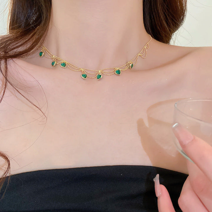 HEART NECKLACE-Nora Luxe
