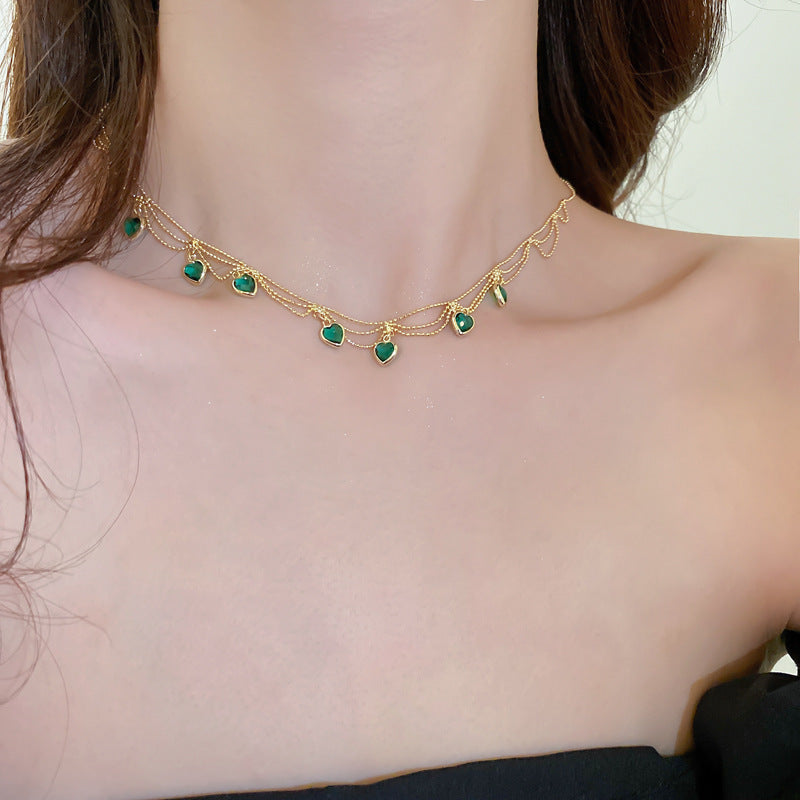 HEART NECKLACE-Nora Luxe