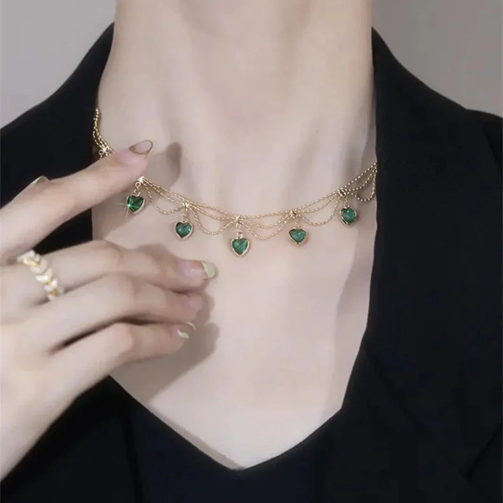 HEART NECKLACE-Nora Luxe