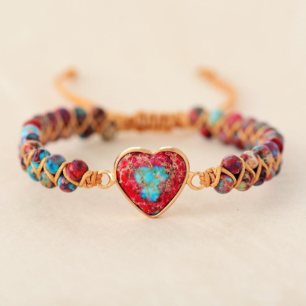 Heart of Passion Friendship Bracelet - Amalina-Red-Nora Luxe