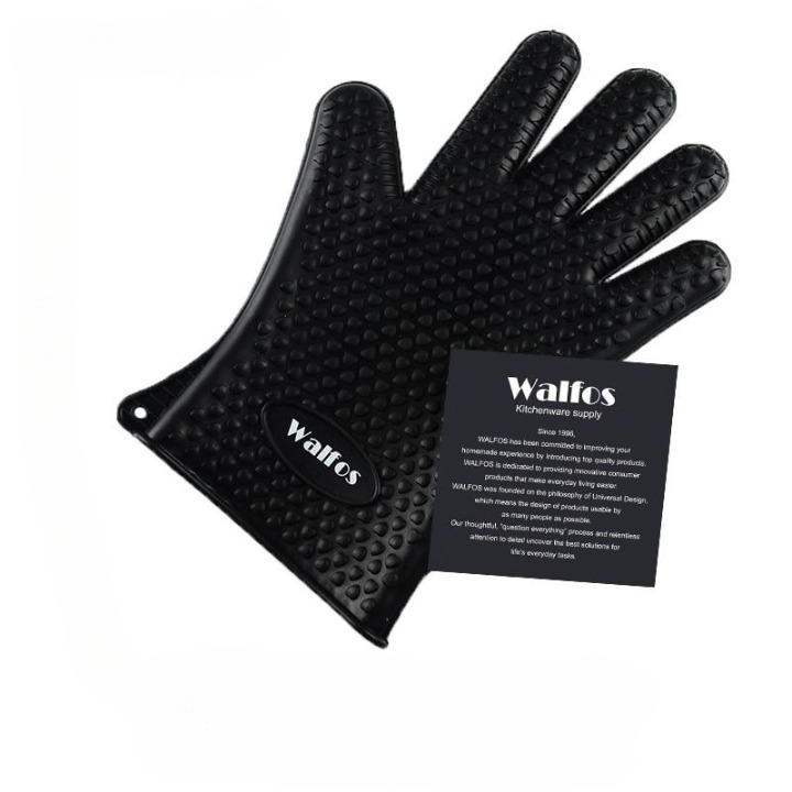 Heat Resistant Gloves - GrillGuard-Black-Nora Luxe