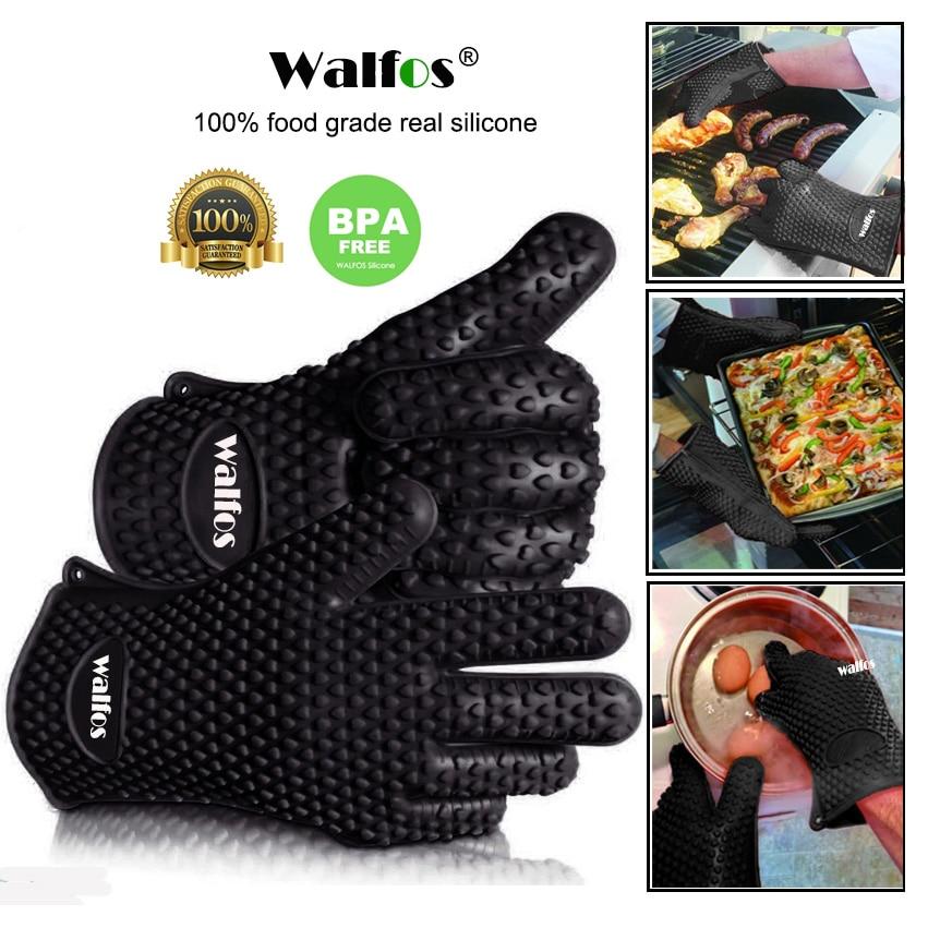 Heat Resistant Gloves - GrillGuard-Black-Nora Luxe