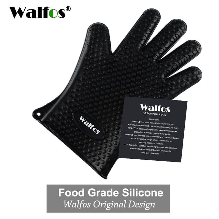 Heat Resistant Gloves - GrillGuard-Black-Nora Luxe