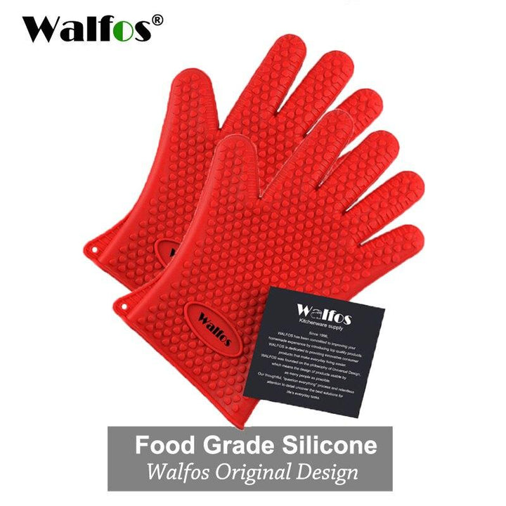 Heat Resistant Gloves - GrillGuard-Black-Nora Luxe