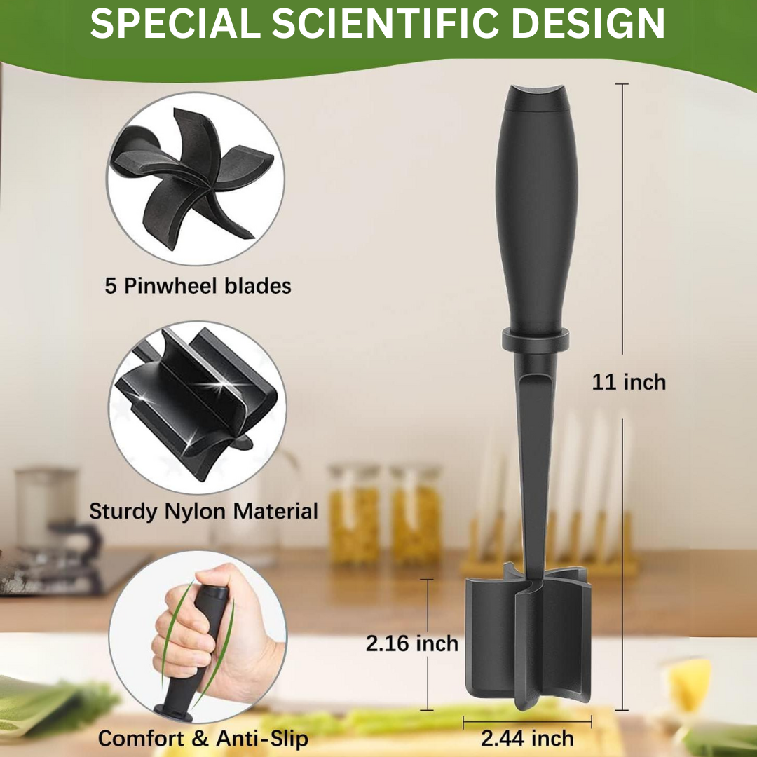Heat-resistant Meat Chopper-Black-Nora Luxe