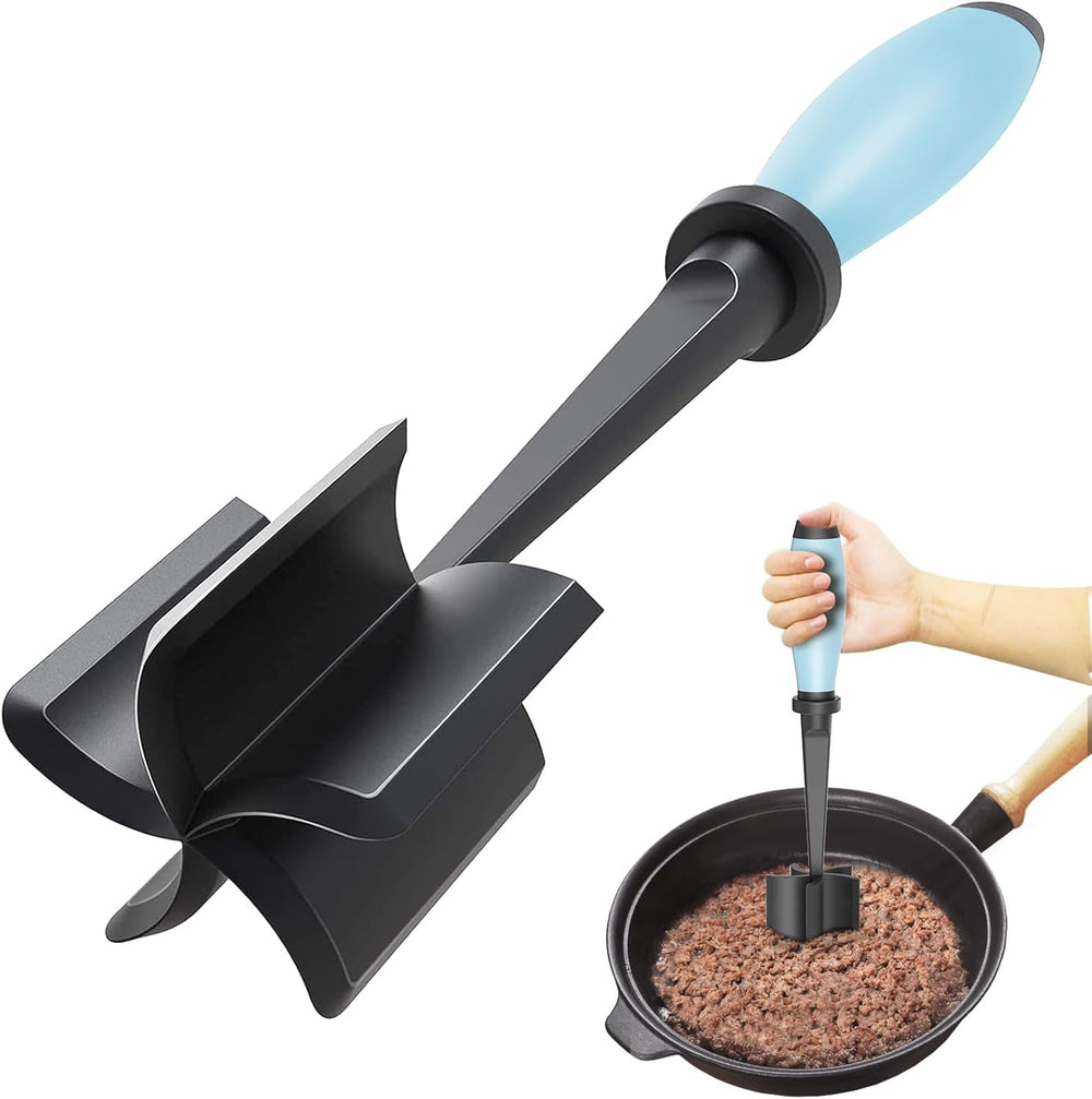 Heat-resistant Meat Chopper-Blue-Nora Luxe