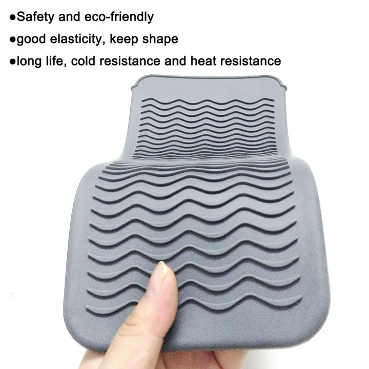 Heat Resistant Silicone Mat-Gray-Nora Luxe