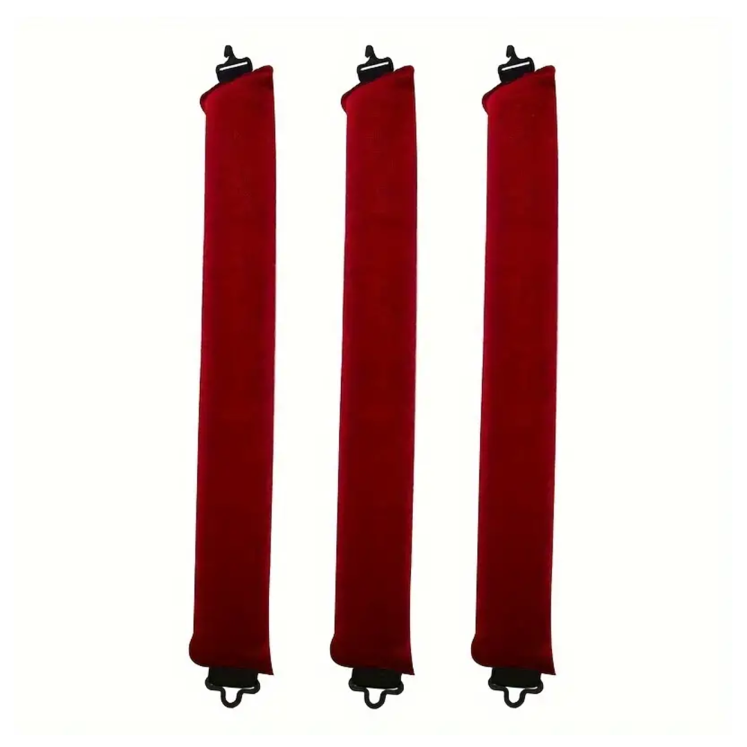 Heatless Hair Curler Set - Soft Curls While You Sleep-Red-3 pieces-Nora Luxe