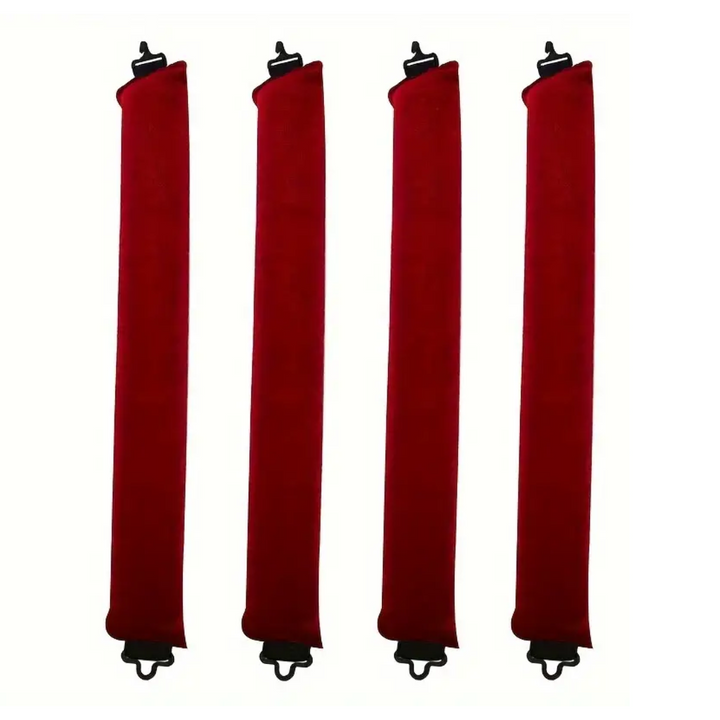 Heatless Hair Curler Set - Soft Curls While You Sleep-Red-4 pieces-Nora Luxe