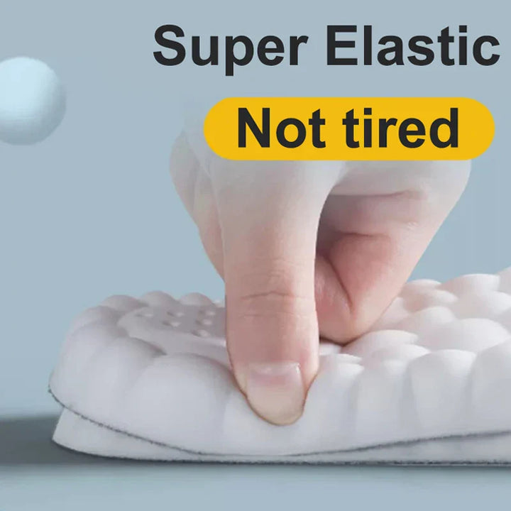 HIGH ELASTIC SPORTS INSOLES - CUSTOM SUPPORT & COMFORT-Gray-US 3.0-4.0-Nora Luxe