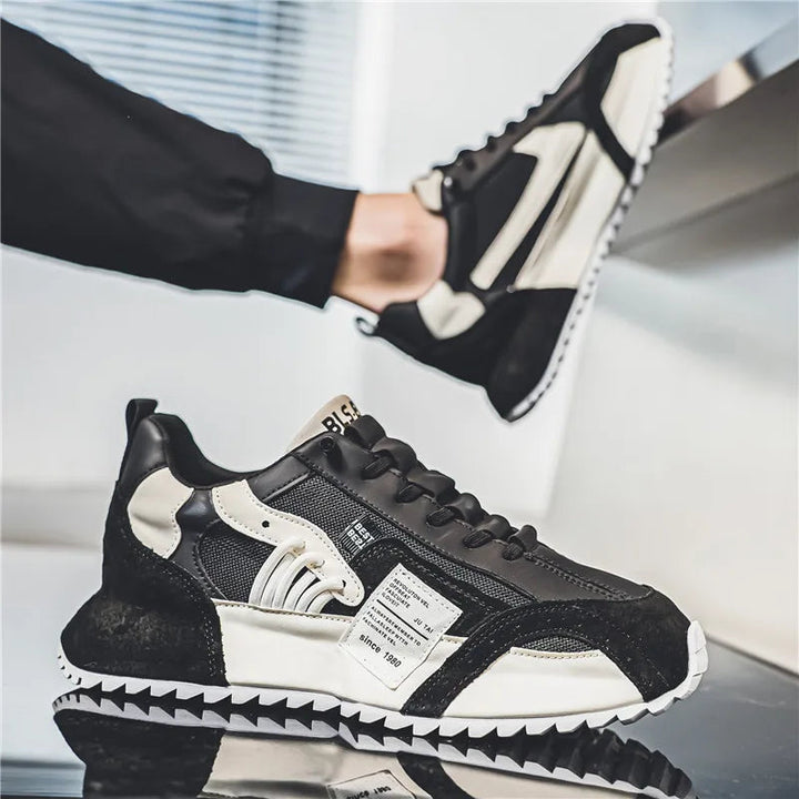 High-performance breathable sports shoes for men – Leonardo-Green-5.5-Nora Luxe