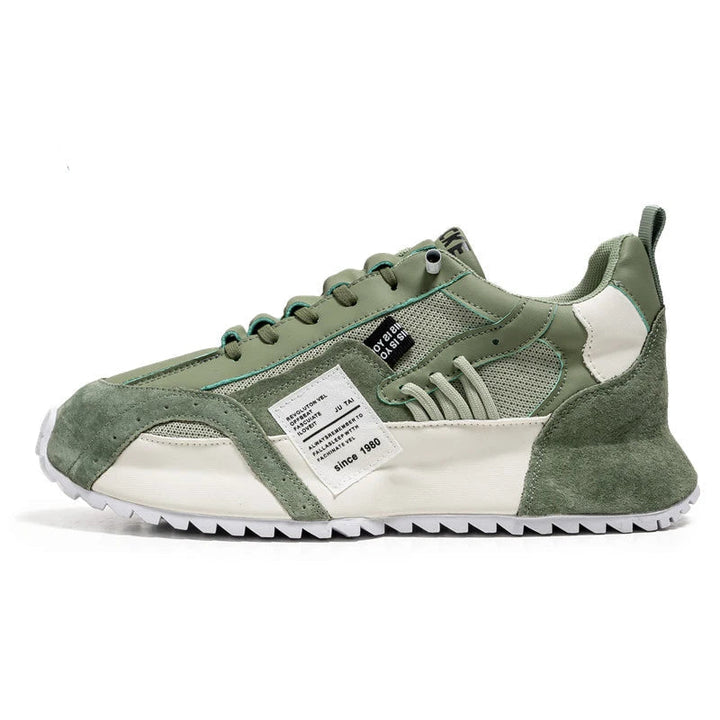 High-performance breathable sports shoes for men – Leonardo-Green-5.5-Nora Luxe