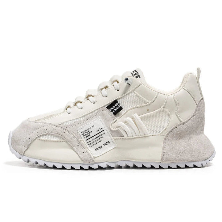 High-performance breathable sports shoes for men – Leonardo-White-5.5-Nora Luxe