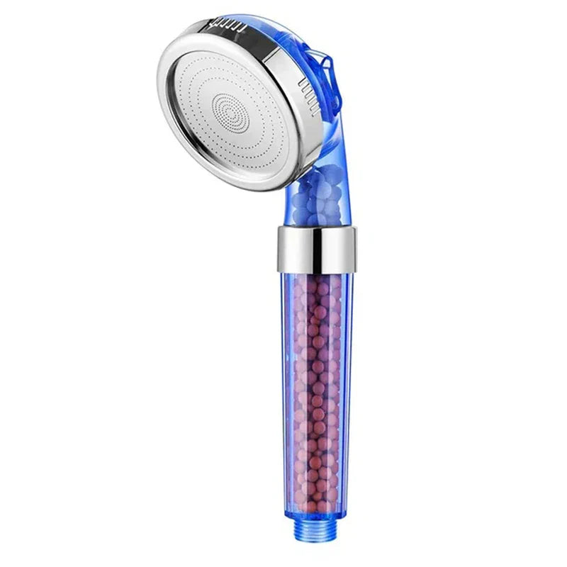 High Pressure Water-Saving Shower Head with Filter - AquaGlow-Blue C-Nora Luxe
