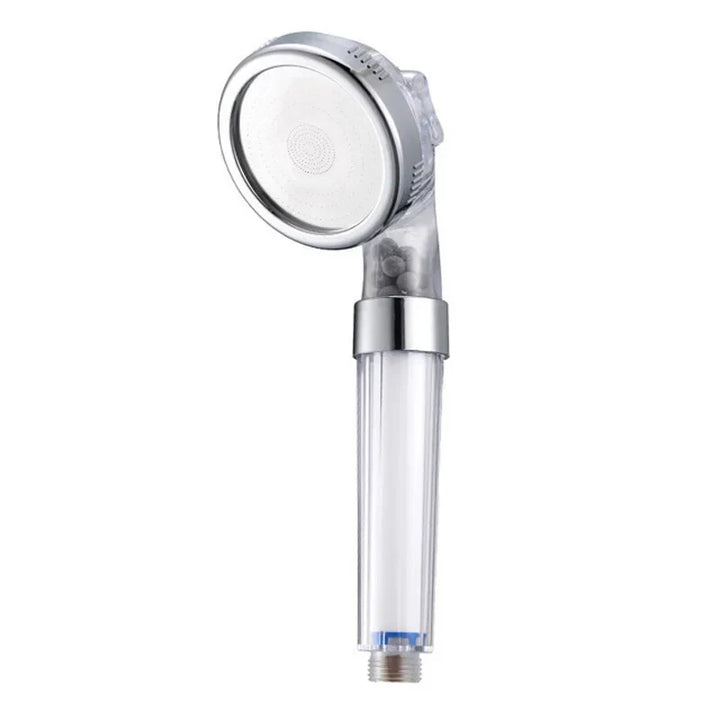 High Pressure Water-Saving Shower Head with Filter - AquaGlow-Transparent B-Nora Luxe