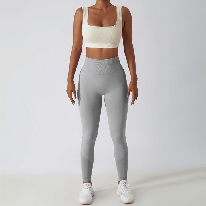 High Waist Ladies' Sports Leggings – FlexFit-Black-S-The Livary
