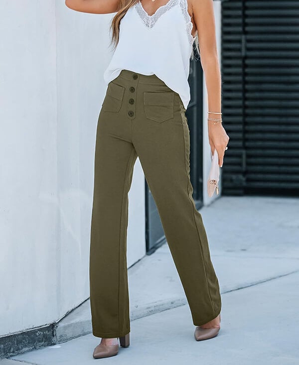 High Waist Ladies' Trousers – Alina