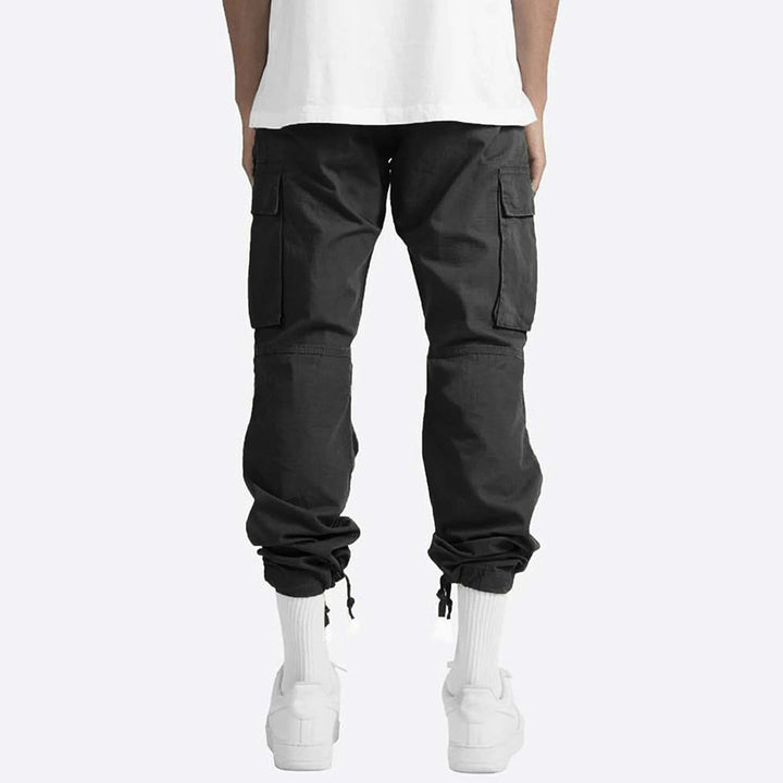 Howard - Casual Cargo Trousers for Men-Gray-S-Nora Luxe