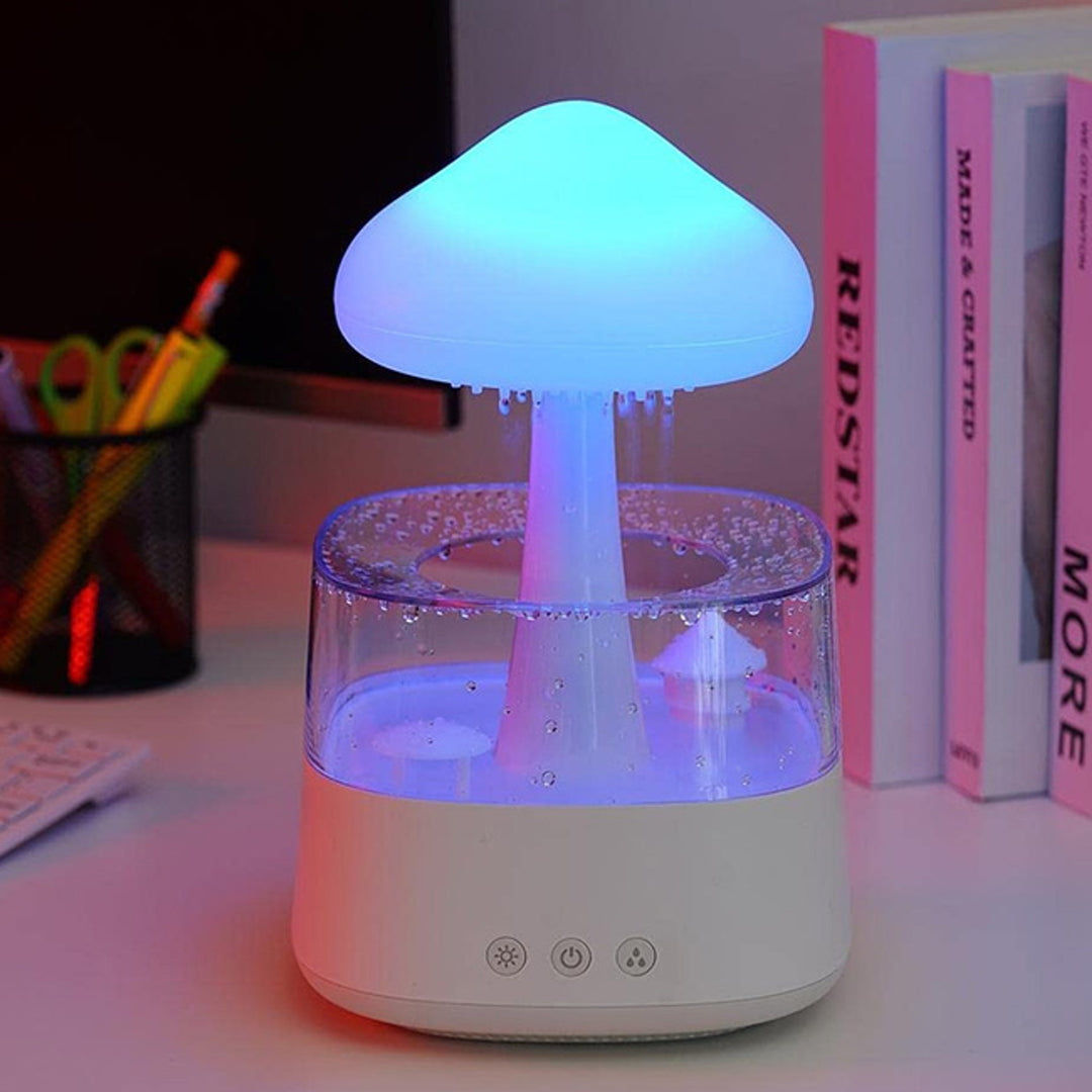 Humidifier with Night Light and Aromatherapy - AromaGlow-Wood-Nora Luxe