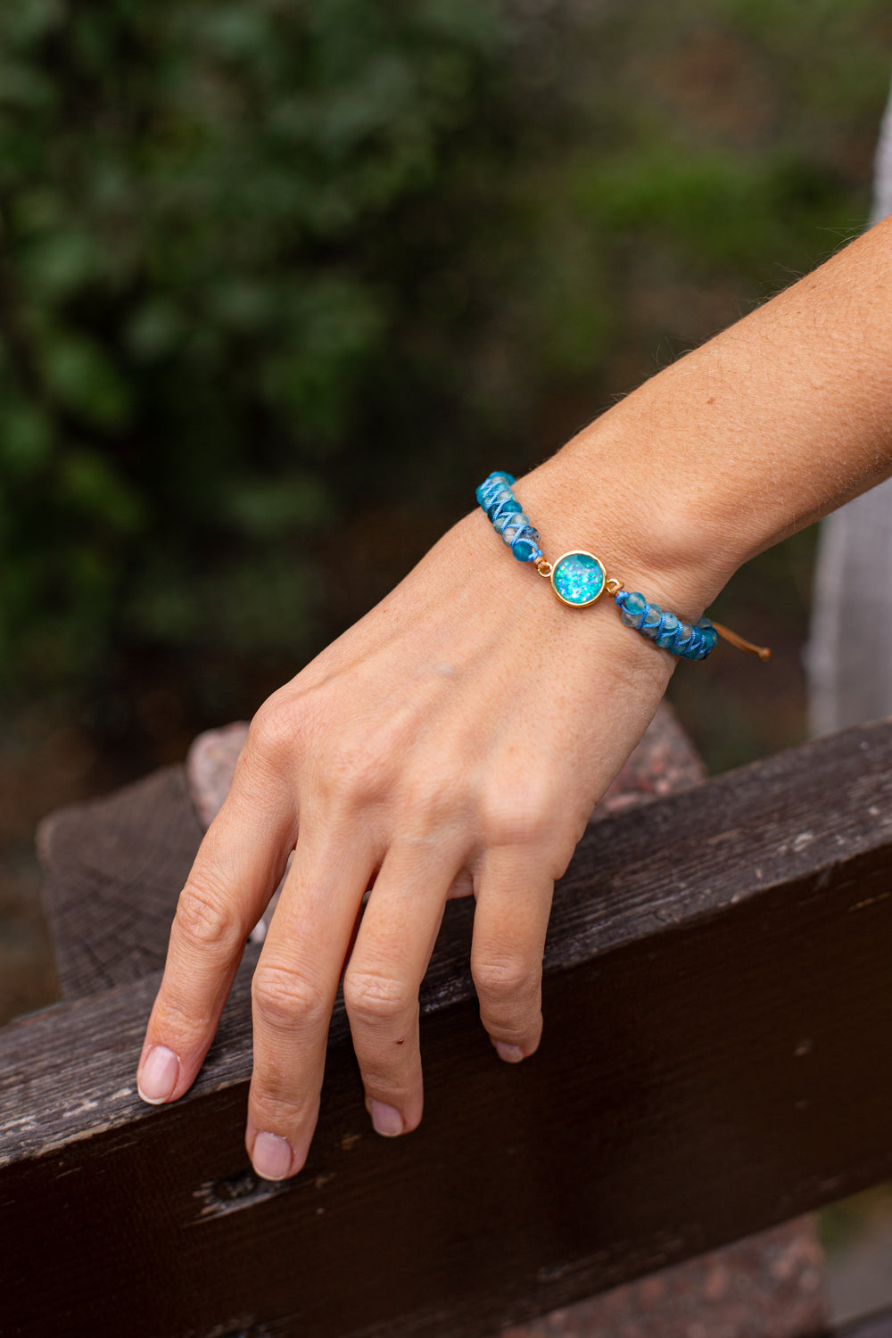 Hypnotic Blue Opal Bracelet - Liora-Nora Luxe