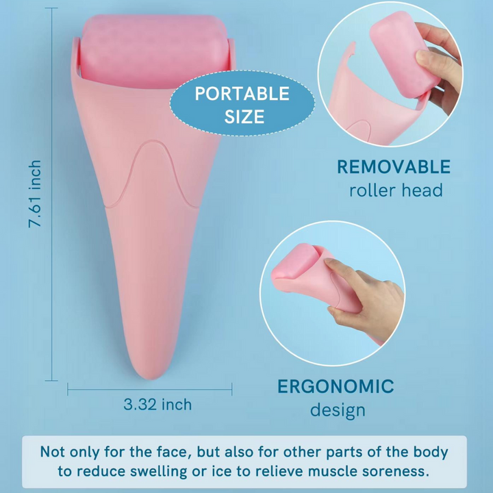 Ice Roller for the Face – Softens Wrinkles & Swellings!-Beige-Nora Luxe