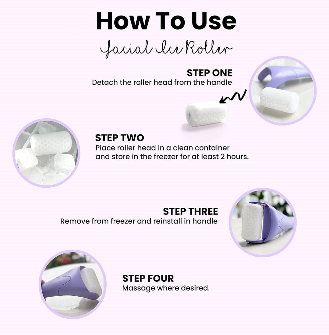 Ice Roller for the Face – Softens Wrinkles & Swellings!-Beige-Nora Luxe