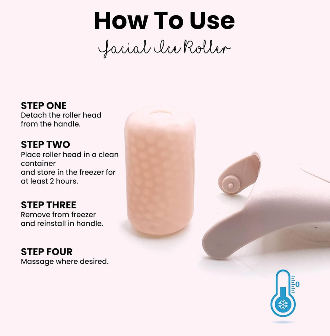 Ice Roller for the Face – Softens Wrinkles & Swellings!-Beige-Nora Luxe