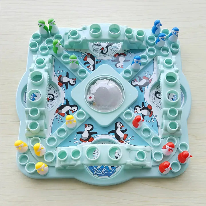Icy Adventure Board Game - Penguin Glide-Nora Luxe