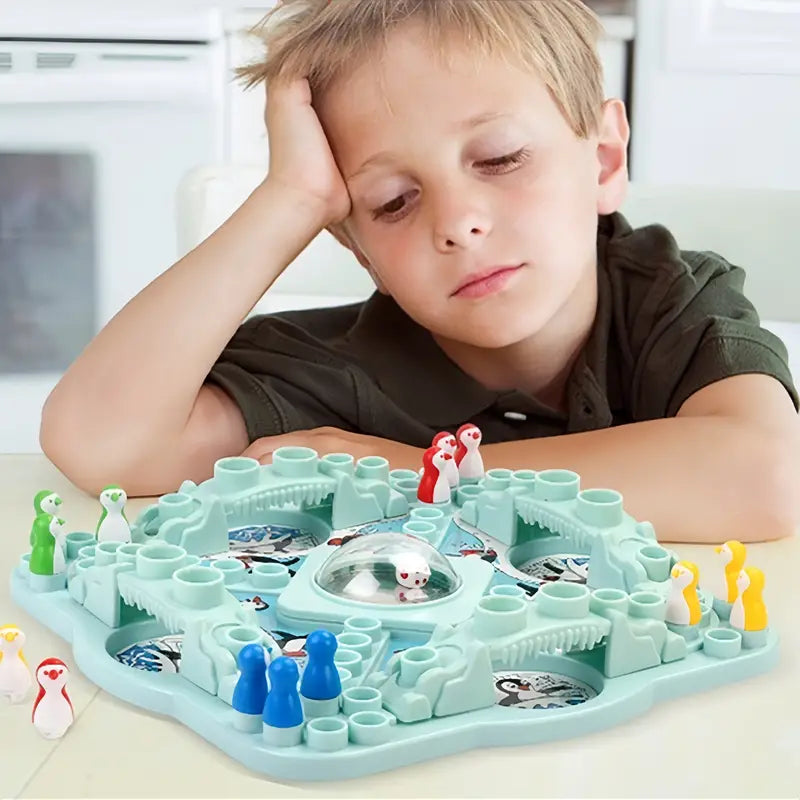 Icy Adventure Board Game - Penguin Glide-Nora Luxe