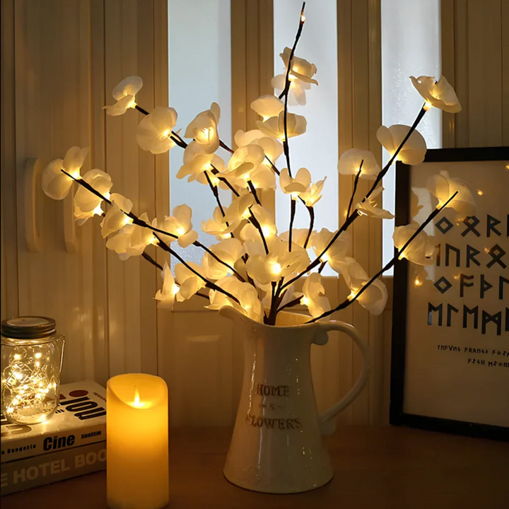 Illuminated Decorative Branches - LumaBranches-White Orchid-Nora Luxe