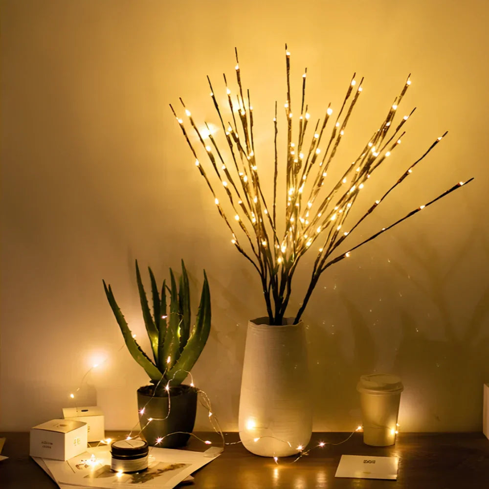 Illuminated Decorative Branches - LumaBranches-Willow twig-Nora Luxe