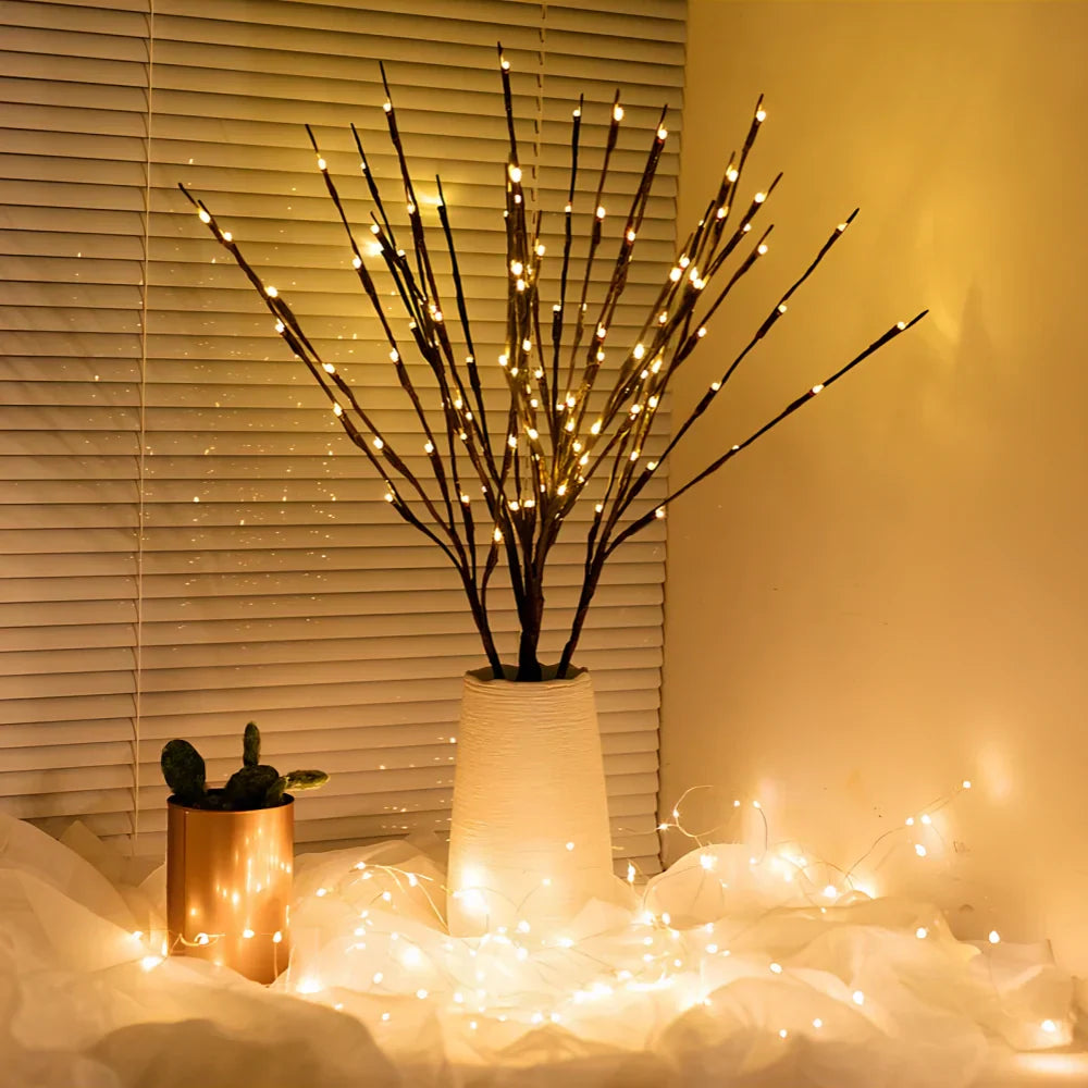 Illuminated Decorative Branches - LumaBranches-Willow twig-Nora Luxe